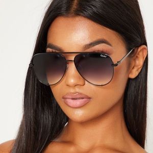 QUAY AUSTRAILIA X DESI HIGH KEY BLK PRPL FADE